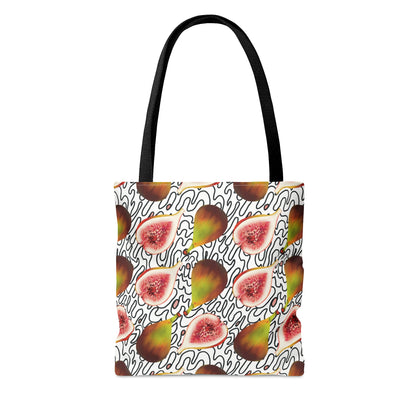 Figs in Black and White tote