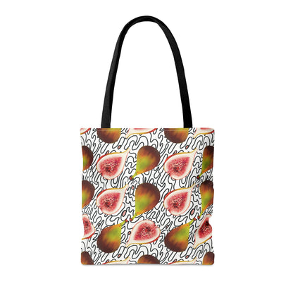 Figs in Black and White tote