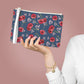 Navy Cherry Love Bomb Clutch Bag