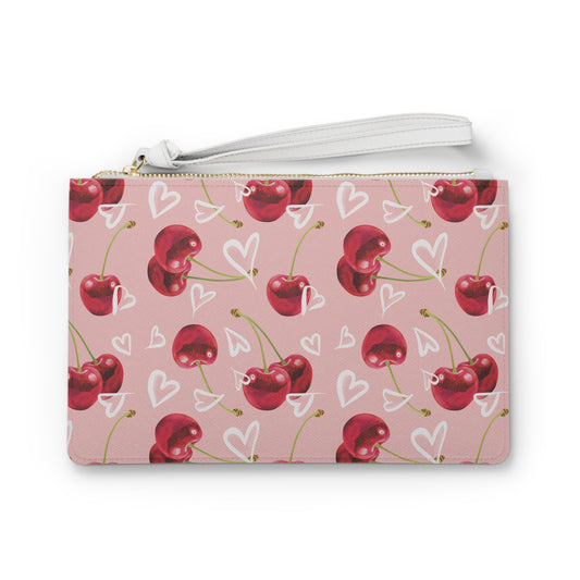 Pink Cherry Love Bomb Clutch Bag