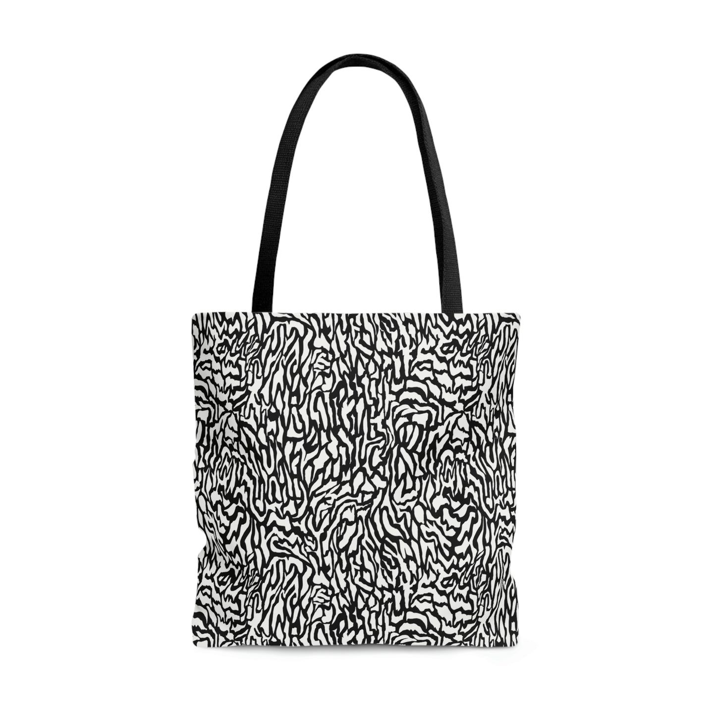 Black and White Maze Tote