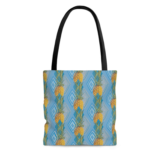 Pineapple Blue Tote