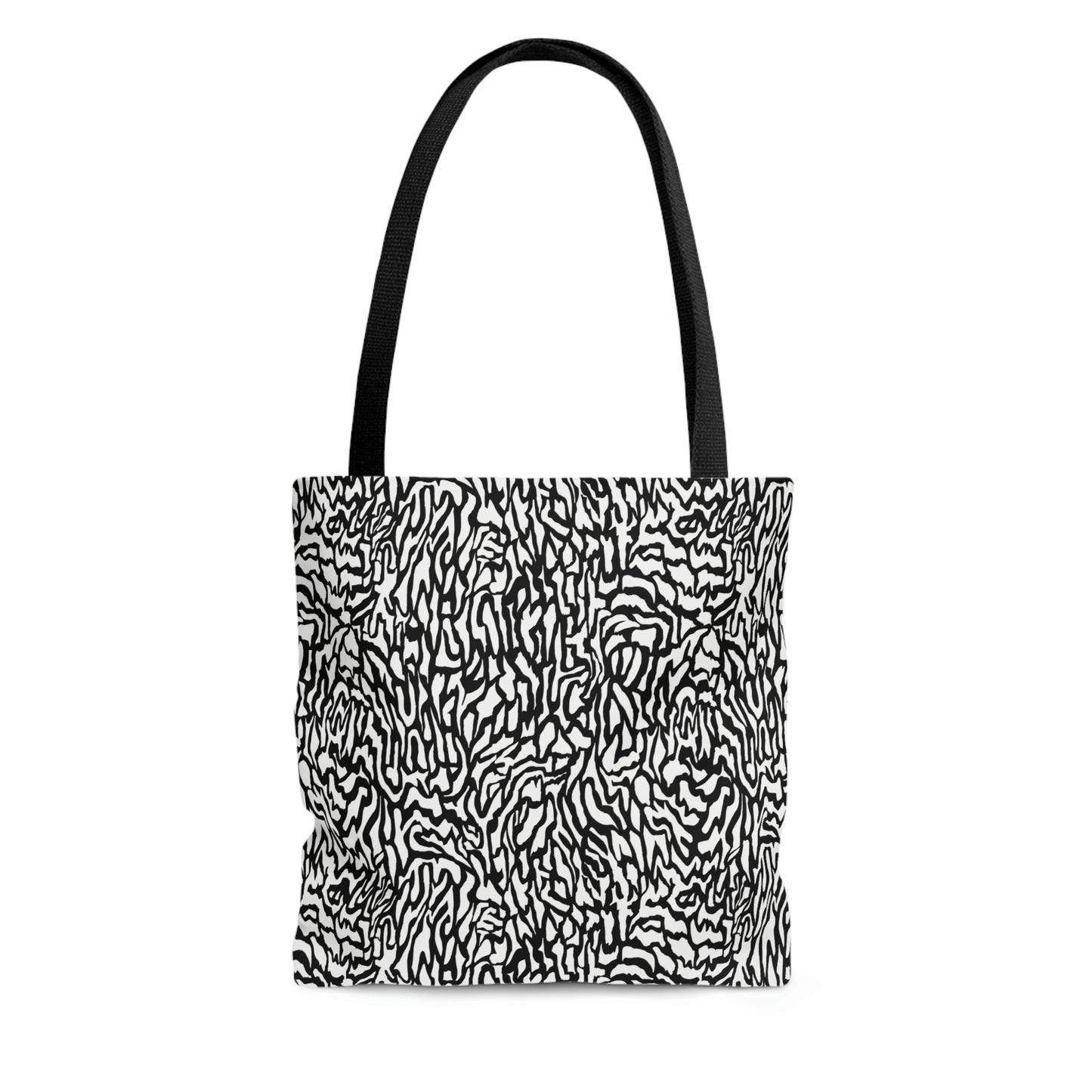 Black and White Maze Tote