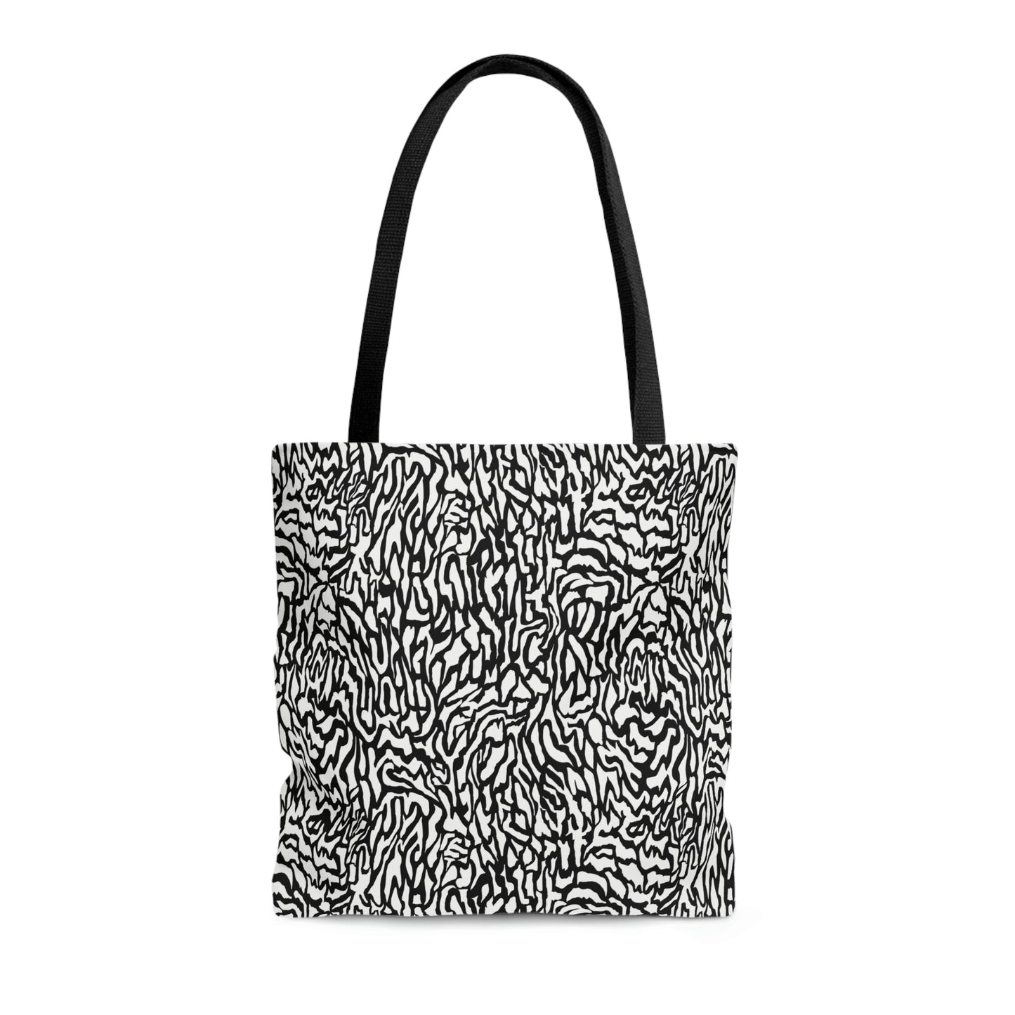 Black and White Maze Tote