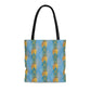 Pineapple Blue Tote